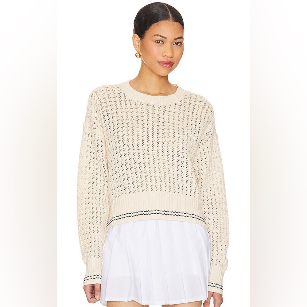 Varley Cream Knit Azores Women's Sweater